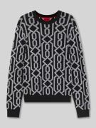 Regular fit gebreide pullover van viscosemix, model 'SOUVAWN'