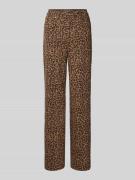 Wide leg jeans van katoenmix, model LINOU'