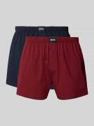 Regular fit boxershort van katoenmix in een set van 2 stuks