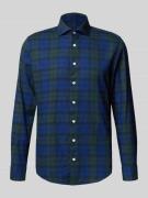 Slim fit zakelijk overhemd met kentkraag