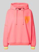 Oversized hoodie van katoenmix