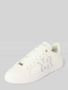 Sneakers van leer met vetersluiting, model 'POLYS'