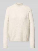 Regular fit gebreide pullover met katoen