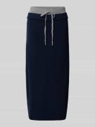 Gebreide rok van een mix van lanawol en kasjmier