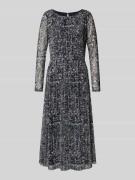 Getailleerde vrijetijdsjurk van mesh