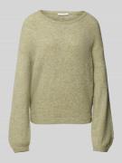 Relaxed fit gebreide pullover met mohair, model 'Pemine'