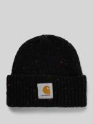 Beanie met labeldetail