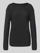 Regular fit gebreide pullover van zuiver katoen