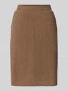 Knielange rok met steekzakken, model 'VINJA'