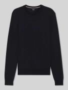 Regular fit pullover van scheerwolmix, model 'HABITO'
