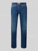 Straight fit jeans met steekzakken, model 'GROVER'