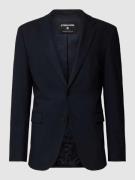 Regular fit 2-knoops colbert met wol