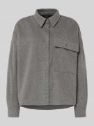 Oversized overhemdblouse met katoen, model 'NANCY'