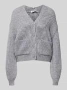 Oversized gebreid jack met wol