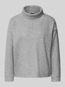 Relaxed fit sweatshirt met opstaande kraag