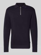 Gebreide pullover met ribboorden, model 'MILANO'
