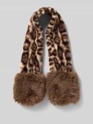 Sjaal met labelapplicatie