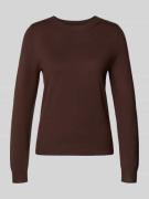 Regular fit gebreide pullover van viscosemix