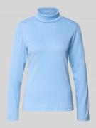 Slim fit turtleneck van katoenmix