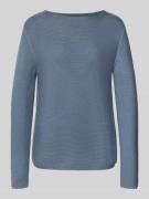Regular fit gebreide pullover van zuiver katoen