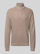 Gebreide pullover met ritssluiting, model 'KAITO'