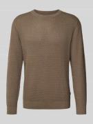 Gebreide pullover met structuurmotief, model 'BARKLEY'