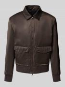 Regular fit bomberjack met katoen - BECKHAM x BOSS