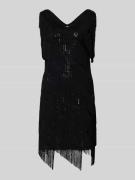 Mini-jurk met V-hals