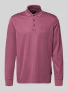 Poloshirt met labelstitching