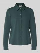 Regular fit overhemdblouse van katoenmix