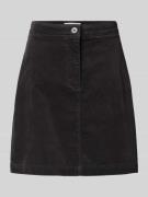 Licht uitlopende minirok van katoenmix