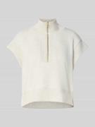 Sweatshirt met opstaande kraag en ritssluiting, model 'kelly'