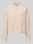 Relaxed fit overhemdblouse met borstzak, model 'Falve'