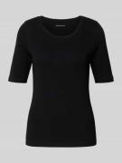 Regular fit T-shirt van katoenmix