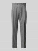 Stoffen broek van zuivere wol met achterzak, model 'Tillo'