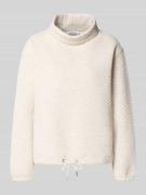 Sweatshirt met opstaande kraag