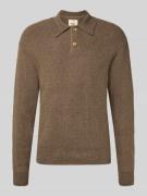 Gebreide pullover met polokraag, model 'NIXON'