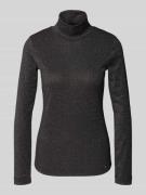 Shirt met lange mouwen en opstaande kraag