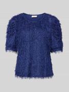 Pullover met franjes en ronde hals, model 'MARLIN'