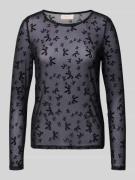 Shirt met lange mouwen en ronde hals, model 'ISKA'