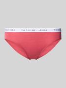 Slip van katoenmix met labelprint