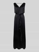 Midi-jurk met V-hals