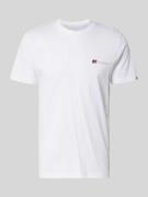 T-shirt met logo en ronde hals