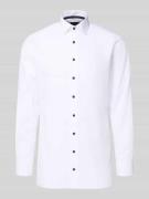 Regular fit zakelijk overhemd van puur katoen