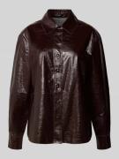 Relaxed fit blouse in kreuklook