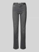 Straight fit jeans met elastische band, model 'CICI SPORTY'