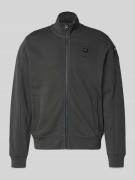 Sweatjack met opstaande kraag, model 'CITY'