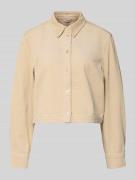 Regular fit corduroy overhemdblouse met knoopsluiting, model 'Azzuri'