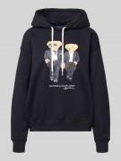 Hoodie met motiefprint