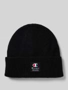 Muts in gebreide look, model 'Rib'